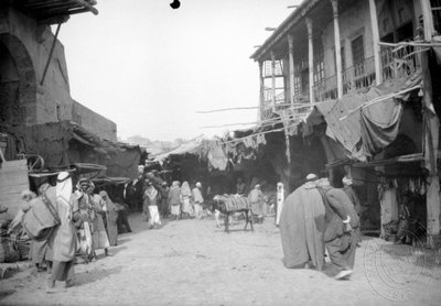 EU: Ulice s krámky (1925), Mosul, Iraq, 1925