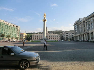 Freedom square, Tbilisi — photos through time