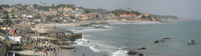 Beach of Cape Coast, Cape Coast — photos through time