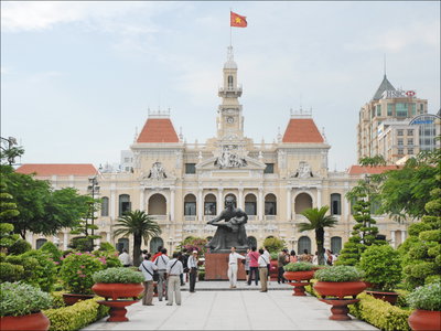 Le bâtiment du Comité populaire (Hô Chi Minh Ville), Ho Chi Minh City, 2011