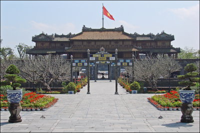 La cour des cérémonies (Cité impériale, Hué), Hue, 2010