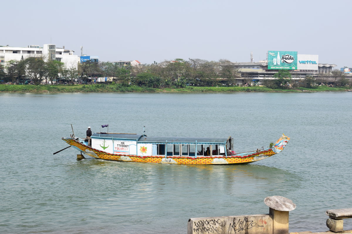 Dragon Boat on the Perfume River, Hue, Vietnam, 2018