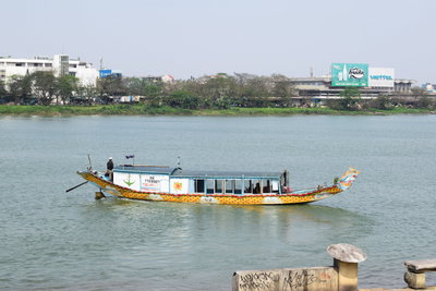 Dragon Boat on the Perfume River, Hue, 2018