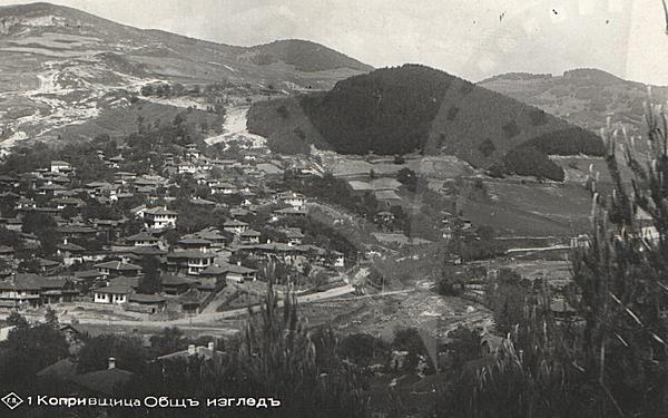 EU: General view of Koprivshtitsa (1938), Koprivshtitsa, Bulgaria, 1938