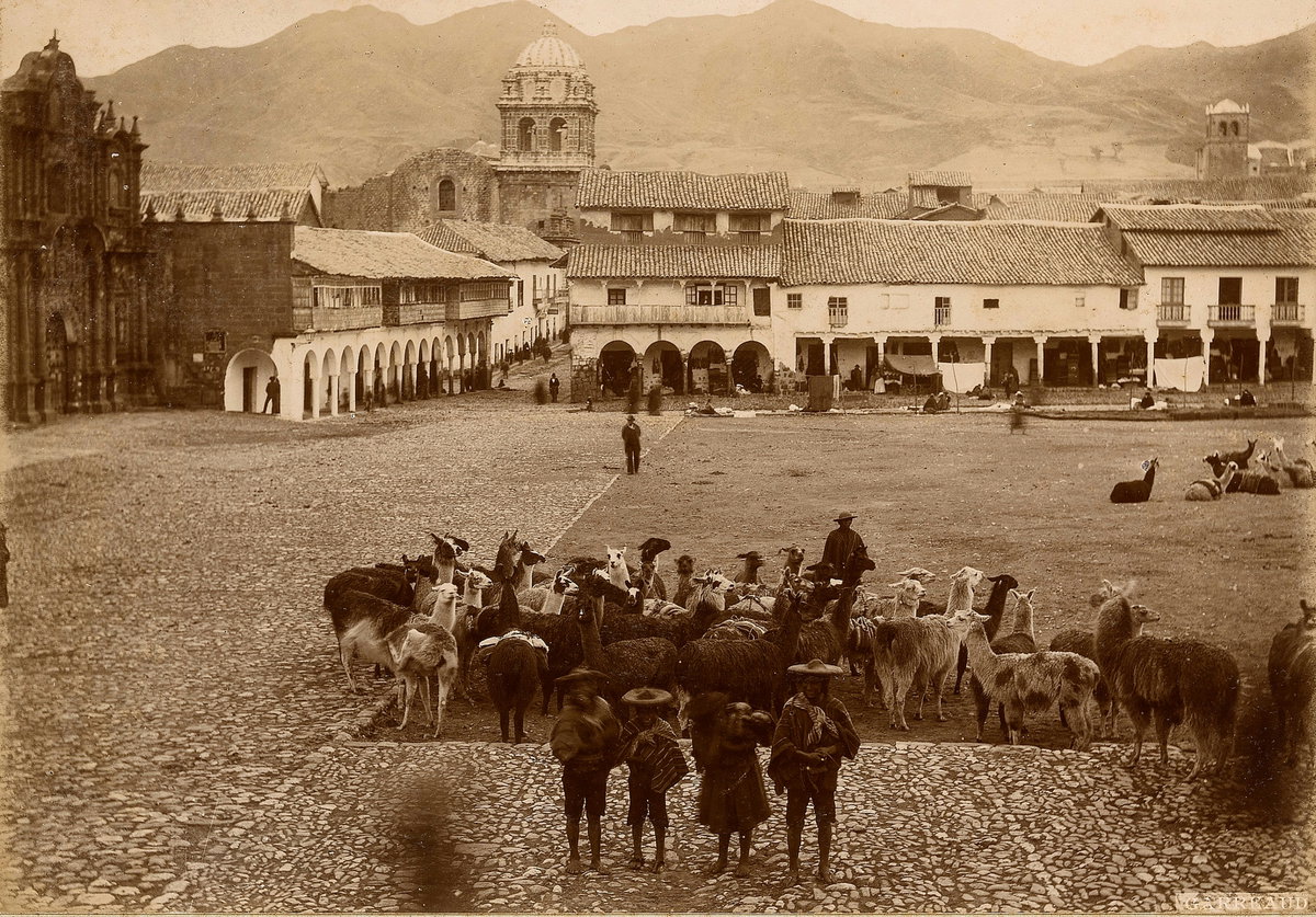 Cusco. Main Square - Fernando Garreaud, Cusco, Peru, 1898
