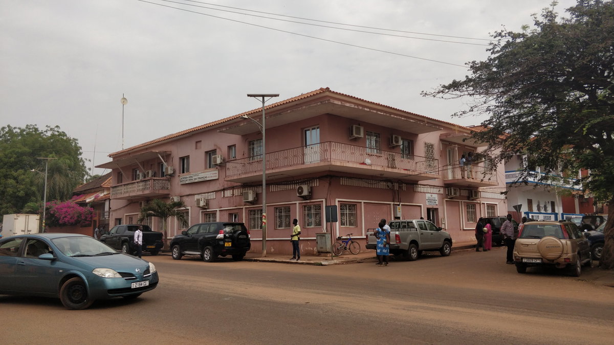 Colonial building in the center of Bissau 1, Bissau, Guinea-Bissau, 2019