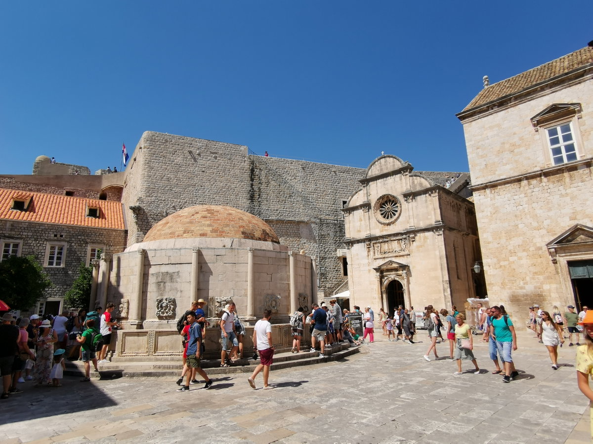 Onofrio Brunnen Dubrovnik, Dubrovnik, Croatia, 2019