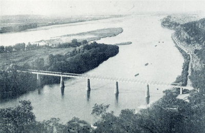 벽라교와 능라도, Pyongyang, 1910