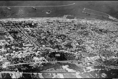 AN AERIAL PHOTO OF HAIFA, Haifa, 1937