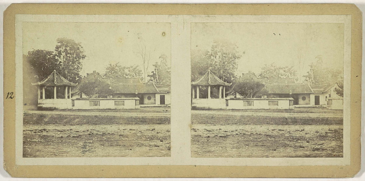 EU: Chineesche tempel te Buitenzorg (1860), Bogor, Indonesia, 1860