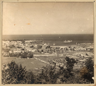 General view of bay from Fort II, Batum, Batumi, 1905