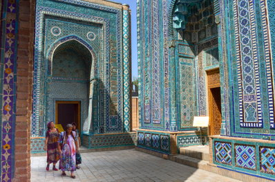 Ornate Shrines, Samarkand, 2015