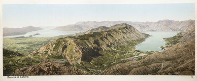 Handkolorerat fotografi från Kotor - Hallwylska museet, Kotor, 1906