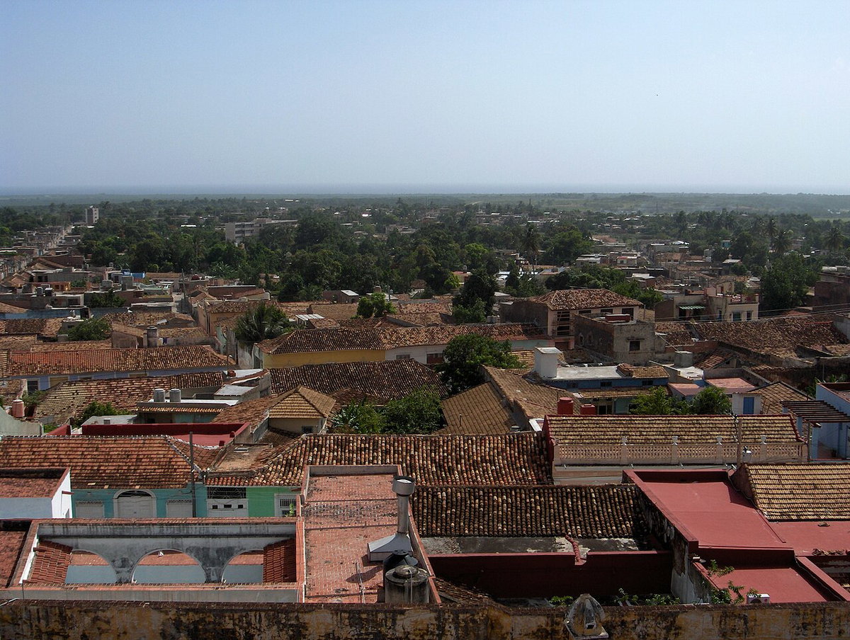 Trinidad Udsigt over by, Trinidad, Cuba, 2008