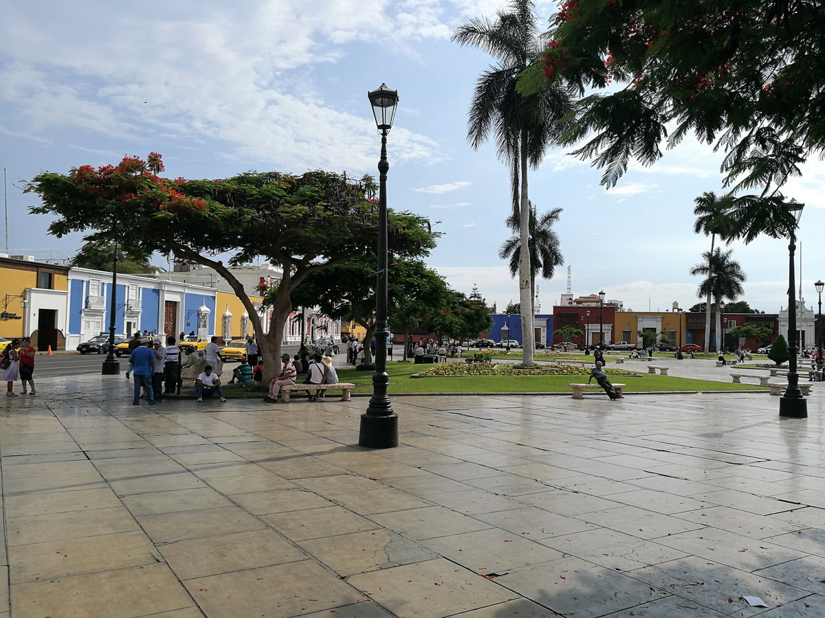 Plaza de Armas de Trujillo, Trujillo, Peru, 2017