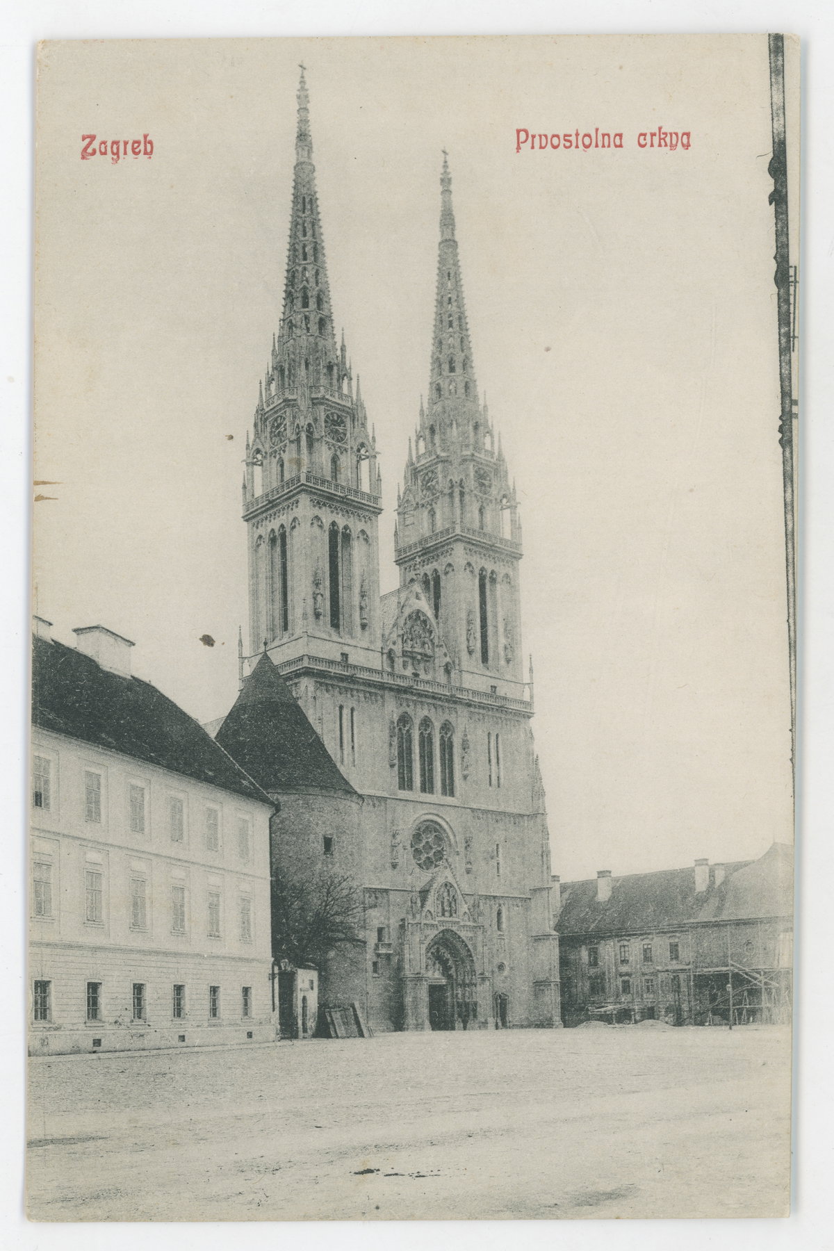 EU: Zagreb - Cathedral (1905), Zagreb, Croatia, 1905