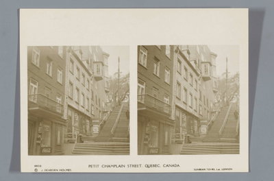 EU: Petit Champlain Street, Quebec, Canada (1930), Quebec City, 1930