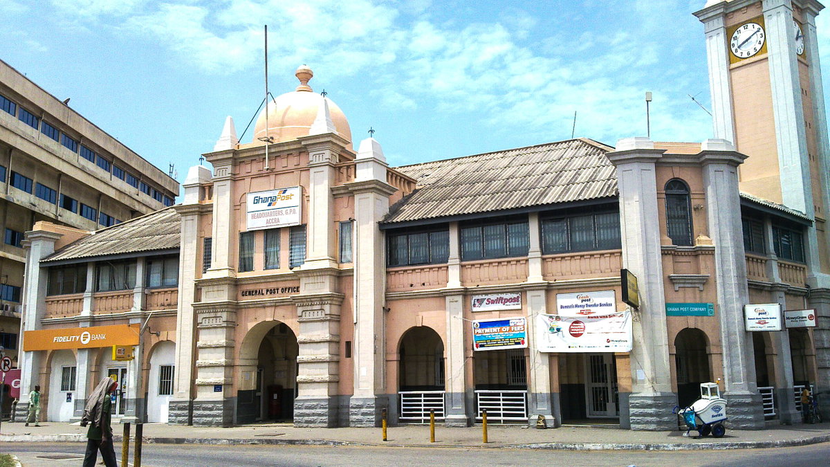 General Post Office and Fidelity Bank Buildings, Accra, Accra, Ghana, 2013