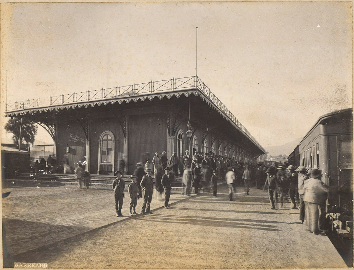 N° 278. Arequipa, Estación del Ferro-carril, Arequipa, Peru, 1900