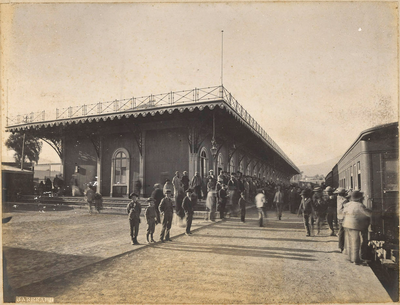 N° 278. Arequipa, Estación del Ferro-carril, Arequipa, 1900