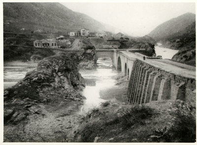 EU: Bro i Mtskheta över floden Terek längs Grusinska härvägen, Kaukasus. (1876), Mtskheta, 1876
