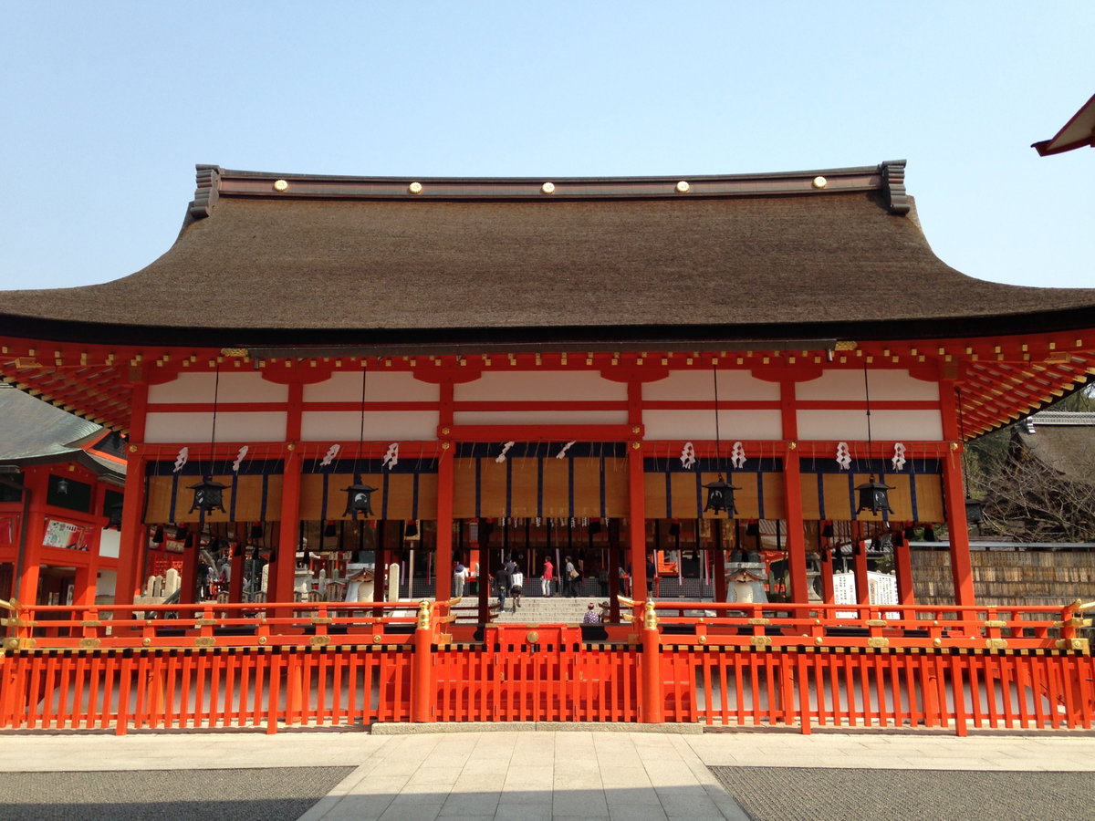Outer Haiden of Fushimi Inari Grand Shrine 2, Kyoto, Japan, 2014
