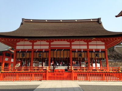Outer Haiden of Fushimi Inari Grand Shrine 2, Kyoto, 2014