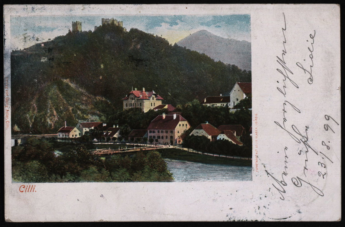 Postcard of Celje, Celje, Slovenia, 1899