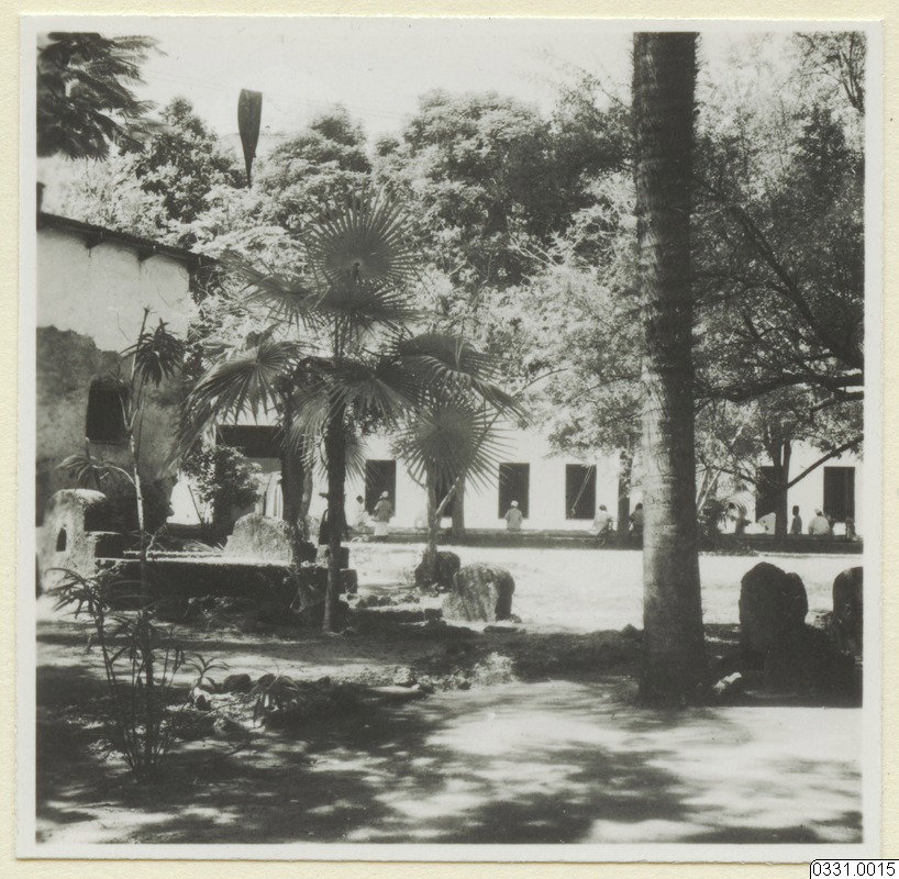 EU: Courtyard with palm trees, Zanzibar (1933), Zanzibar (Stone Town), Tanzania, 1933