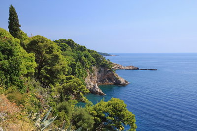 Dubrownik, Widok na morze z tarasu widokowego, Dubrovnik, 2011