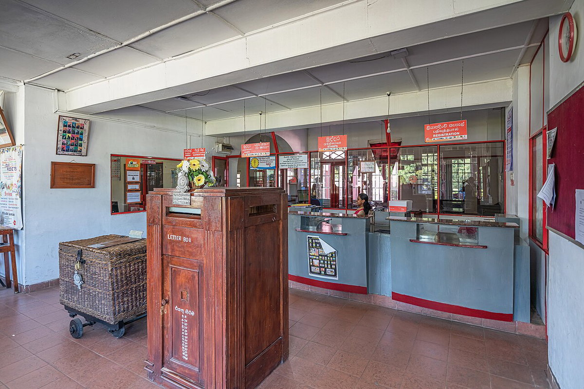 SL Nuwara Eliya post office, Nuwara Eliya, Sri Lanka, 2020