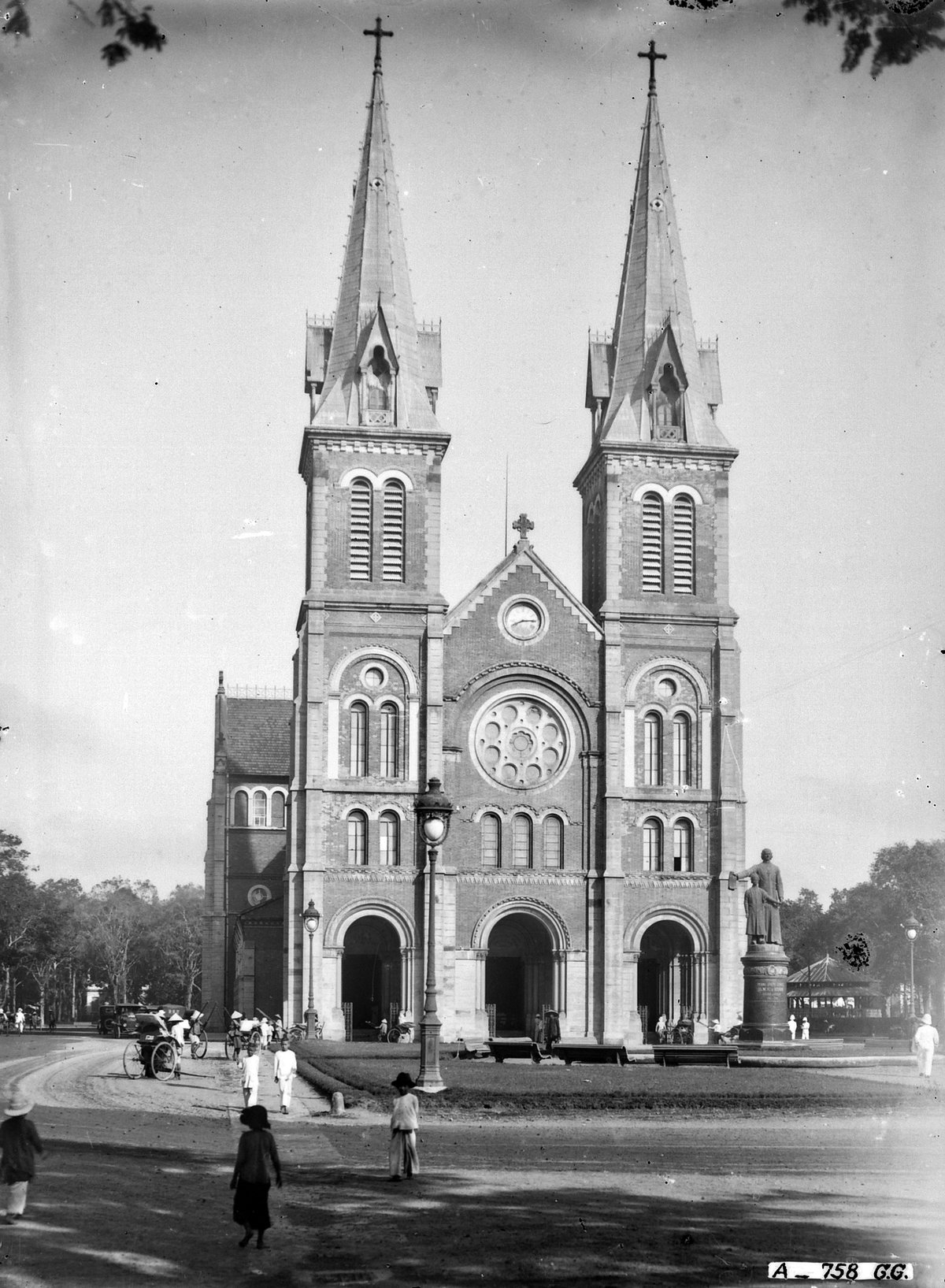 La cathédrale, Saïgon (PV0019643), Ho Chi Minh City, Vietnam, 1925