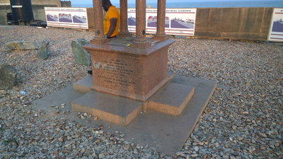 Accra waterworks foundation stone, Accra, 2016