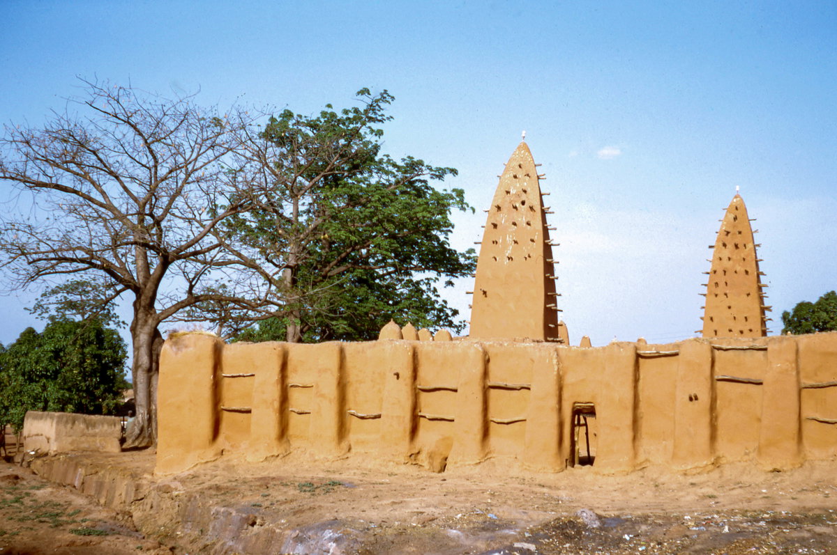 Grand Mosque of Bobo-Dioulasso 1968 (1 von 2), Bobo-Dioulasso, Burkina Faso, 1968