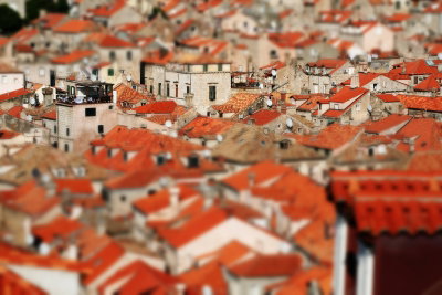 Dubrovnik tilt-shift miniature fake - Flickr - nonanet, Dubrovnik, 2006