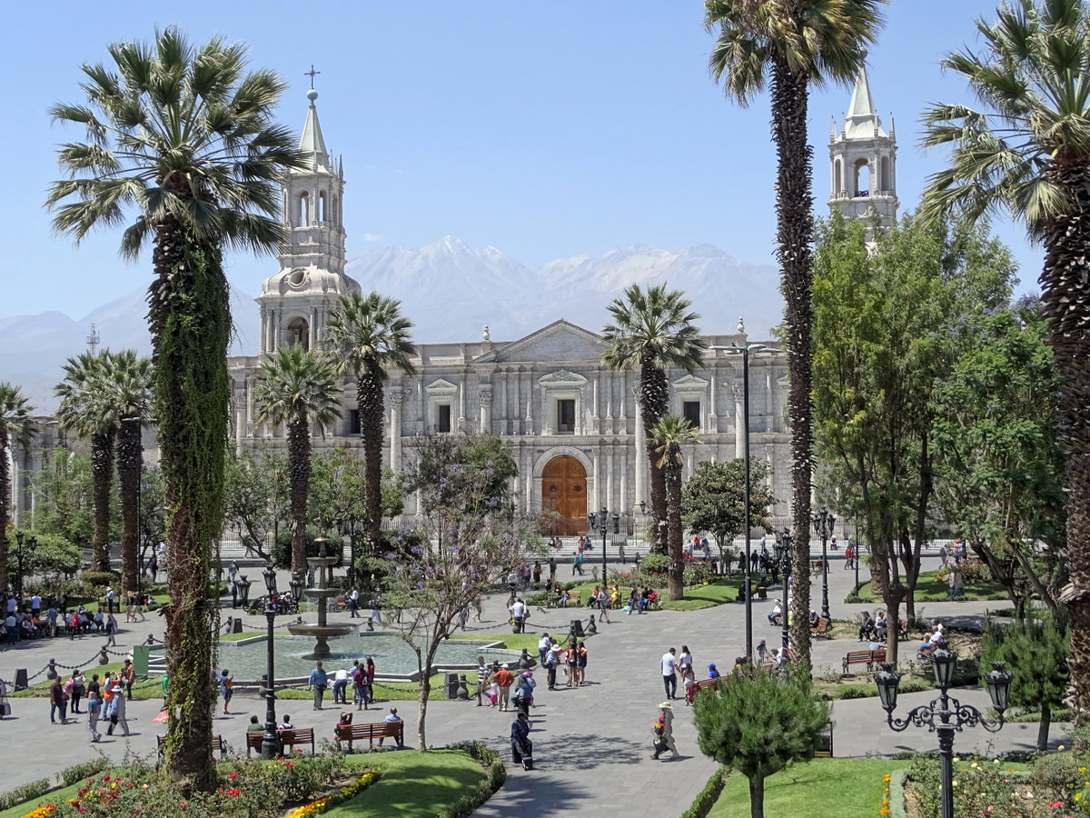 Arequipa Plaza, just beautiful, Arequipa, Peru, 2018