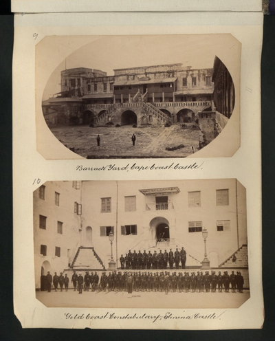 Castle docks, Cape Coast — photos through time