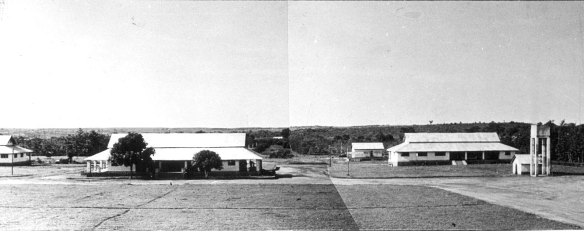 Bâtiments de la Station cotonnière de Bambari (République centrafricaine), Bambari, Central African Republic, 1955