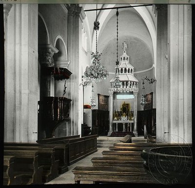 EU: Kotor - church interior (1897), Kotor, Montenegro, 1897