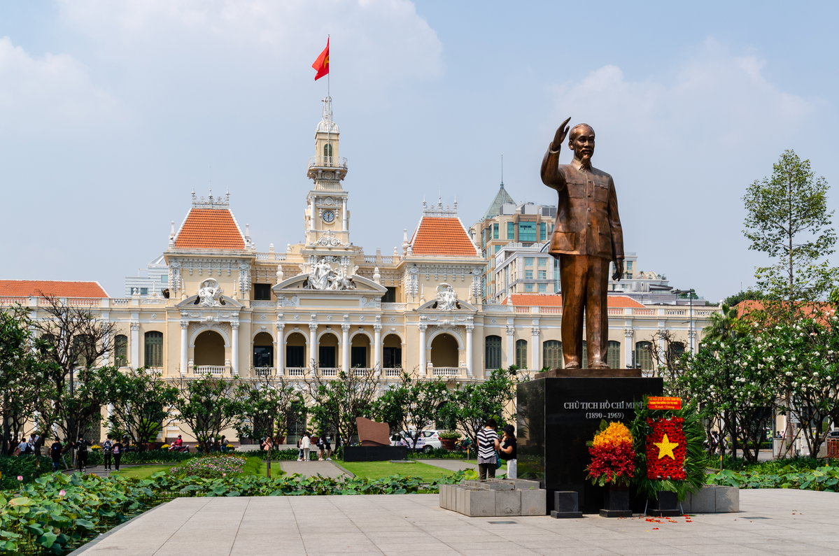 Ho Chi Minh City, Ho Chi Minh Statue, Ho Chi Minh City, Vietnam, 2020