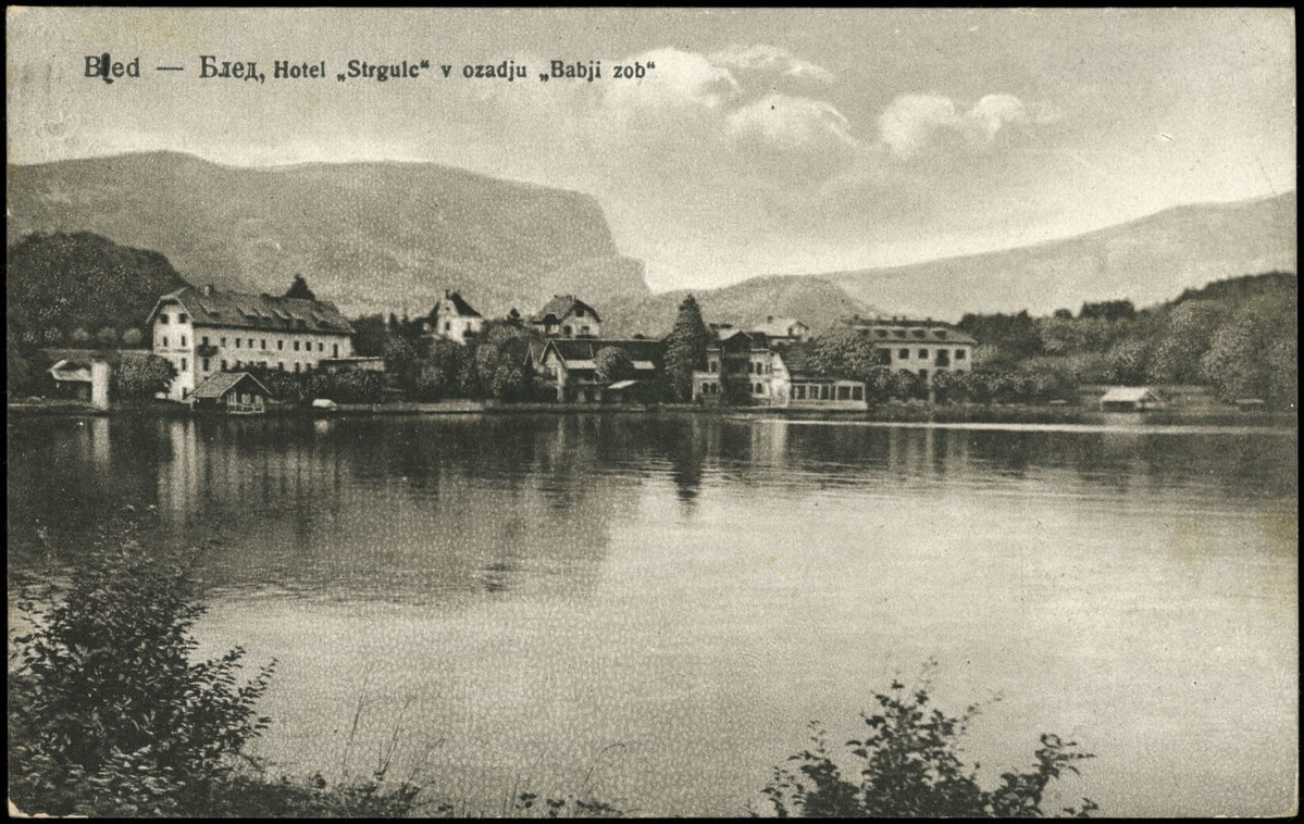 Postcard of Lake Bled, Bled, Slovenia, 1922