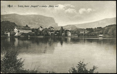 Postcard of Lake Bled, Bled, 1922