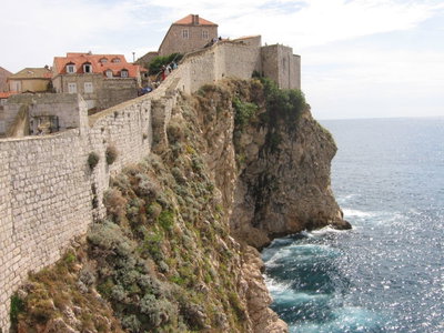 Defense wall in Dubrovnik, Dubrovnik — photos through time