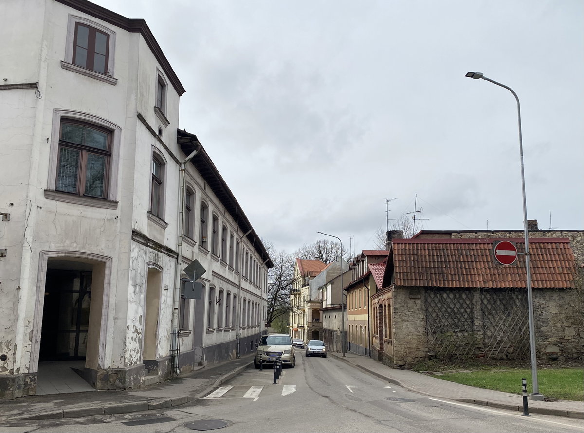 Vaļņu Piebalgas intersection in Cēsis, Cēsis, Latvia, 2024