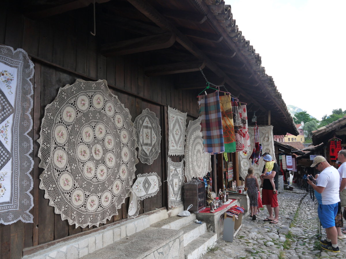 Albania - Kruja - targ, Krujë, Albania, 2014