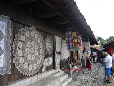Albania - Kruja - targ, Krujë, 2014