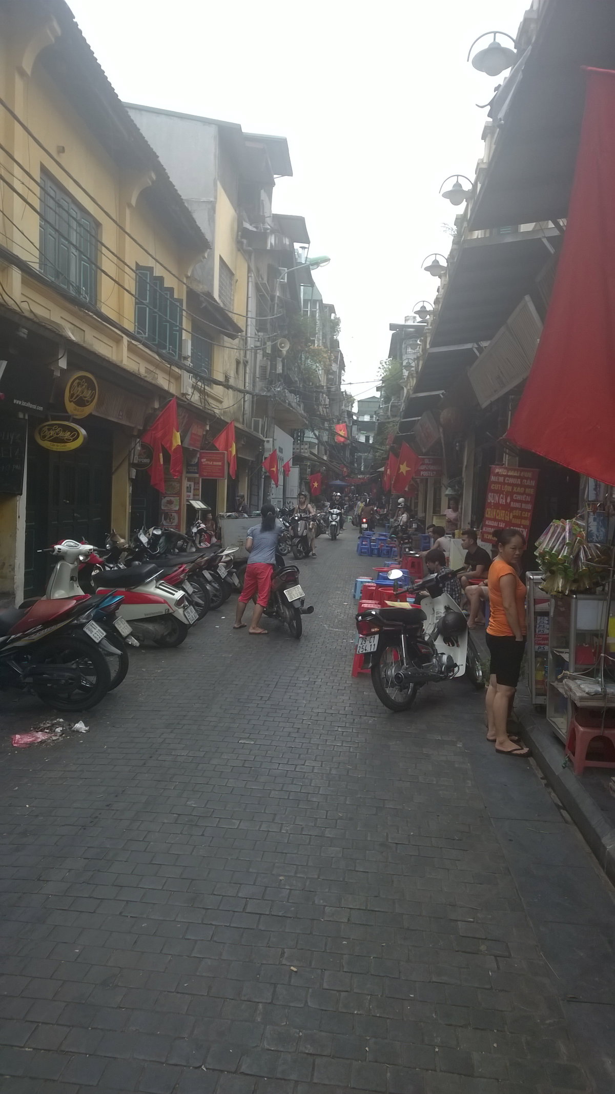 Old city street of Hanoi, Hanoi, Vietnam, 2015