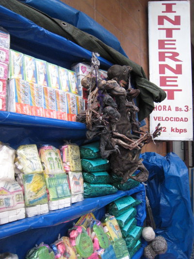 Mercado de Hechiceria, La Paz, 2007