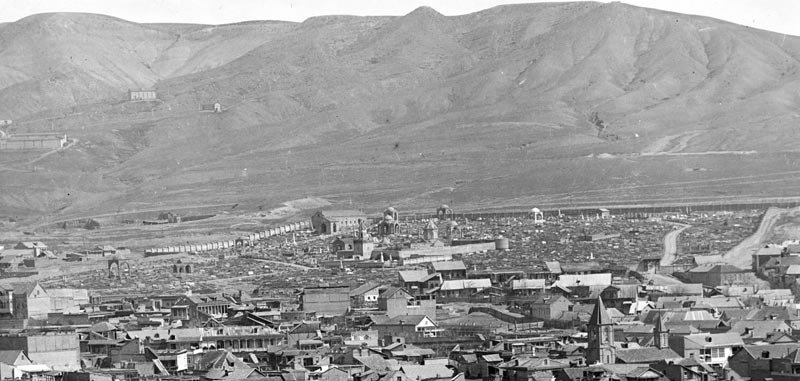 Խոջիվանքի գերեզմանատուն, Թիֆլիս - Khojivank Armenian Pantheon, Tiflis (1890s) (cropped), Tbilisi, Georgia, 1890