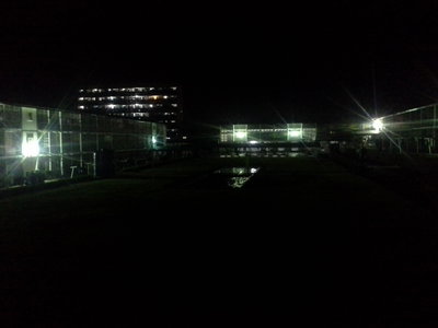 University Hall - Katanga at Night, KNUST 01, Kumasi, 2014
